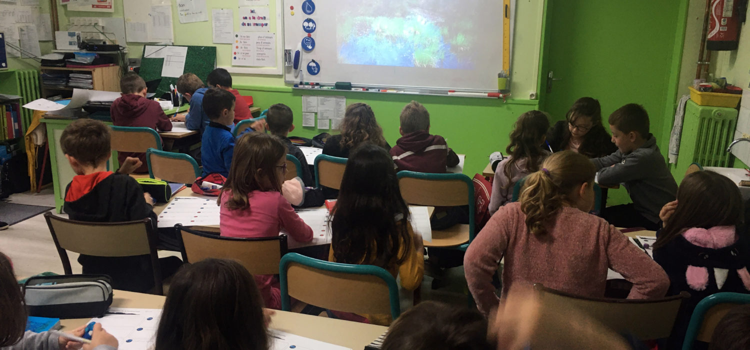 CE2, CM1 et CM2 de l'école de Taizé (79)