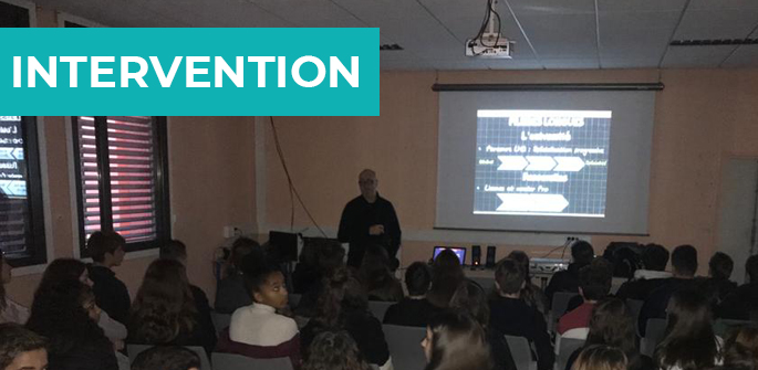 Interventions au collège Rahoul Rebout de Montlouis sur Loire (37)